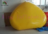 টেকসই 0.9 মিমি প্লেটো পিভিসি Tarpaulin Inflatable জল খেলনা জল পার্ক জন্য হলুদ Buoy
