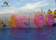 কিডস এবং প্রাপ্তবয়স্কদের জন্য দৈত্য স্বচ্ছ পিভিসি / TPU Inflatable জল খেলনা রোলের