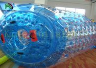 বাচ্চাদের জন্য নীল বা রঙিন 1.0 মিমি পিভিসি tarpaulin Inflatable জল খেলনা / অ্যাকোয়া রোলিং বল