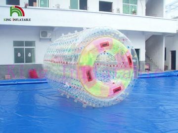 কাস্টম 1.0 মিমি পিভিসি / TPU জল খেলনা, স্বচ্ছ জল নলাকার রোলার গাট্টা