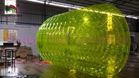 শিশুদের জন্য হলুদ পিভিসি Inflatable জল রোলার 2.4 মিমি ডিয়া inflatable জল ঘূর্ণায়মান খেলনা