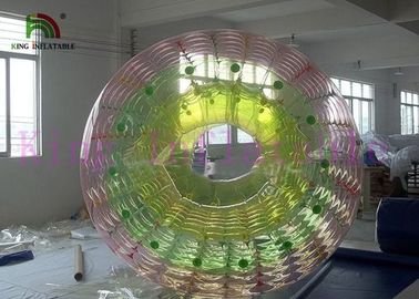 জনপ্রিয় বড় রঙিন মজার Inflatable জল খেলনা / কিডস জন্য রোলার বাণিজ্যিক গ্রেড