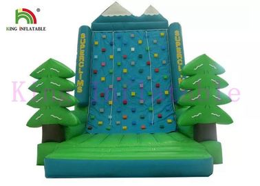 বন নিমজ্জিত রক আরোহণ 0.55 মিমি পিভিসি Inflatable স্পোর্টস গেম / আরোহণ ওয়াল