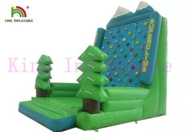 বন নিমজ্জিত রক আরোহণ 0.55 মিমি পিভিসি Inflatable স্পোর্টস গেম / আরোহণ ওয়াল