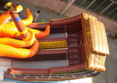 পিভিসি Tarpaulin বাণিজ্যিক Inflatable শুকনো স্লাইড আগ্নেয়াস্ত্র / কিডস জন্য ফায়ার retardant স্লাইড