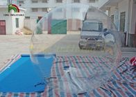 2m Dia পিভিসি Inflatable জল বল / কাস্টমাইজড জাপান জিপার পরিষ্কার জল হাঁটা বল