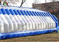 টেকসই পিভিসি বহিরঙ্গন দৈত্য Inflatable ইভেন্ট তাঁবুর সাদা / নীল রঙ
