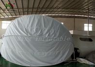Semi Clear Inflatable bubble hotel Tent with curtain for hotel building