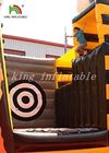 শিশুদের জন্য পিভিসি Tarpaulin দ্বারা হলুদ / কালো Inflatable কম্বো খেলা খেলার মাঠ