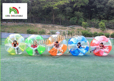 ফুটবল গেমস জন্য 1.0 মিমি পিভিসি Inflatable বাম্পার বল স্বচ্ছ বুদ্বুদ বল