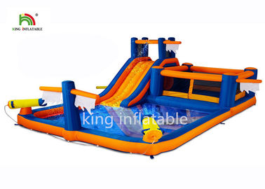4.5 * 8 মি পুল জল স্লাইড কিডস জন্য ছোট inflatable মিনি ব্যাকয়ার্ড বানর বার স্লাইড
