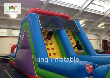 কাস্টমাইজড ক্ষুদ্র Inflatabel বাধা খেলা সমস্ত বয়স পিভিসি জন্য স্লাইড সঙ্গে