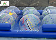 প্রাপ্তবয়স্কদের জন্য বাণিজ্যিক ব্লু inflatable সুইমিং পুল 1.3m উচ্চ ভাড়া