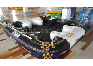বাণিজ্যিক বিনোদনমূলক কাপ হোল inflatable জল খেলনা বড়দের জন্য ভাসমান সোফা
