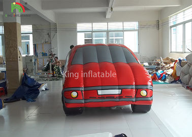 সম্পূর্ণ রঙের inflatable বিজ্ঞাপনের পণ্য প্রদর্শনের জন্য কার্টুন মডেল কার