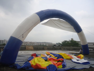 বিক্রয়ের জন্য নীল এবং সাদা রঙ inflatable আর্ক / Inflatable আর্চ ভাড়া