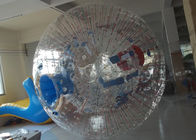 রঙিন গ্লাভ স্টিক সঙ্গে স্বচ্ছ Inflatable Zorb বল ঘাস বল