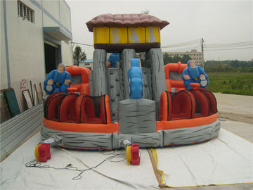 মানব চিত্র Inflatable বিনোদন পার্ক / কারাগার থিম Inflatable মজা শহর