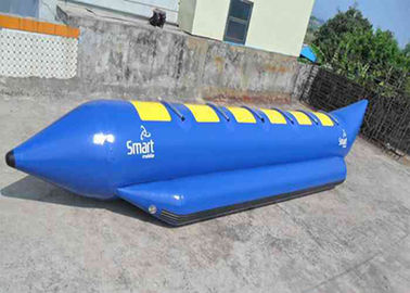 পিভিসি Tarpaulin Inflatable ফ্লাই মাছ ধরার নৌকা 6 ব্যক্তি জল গেম 520 x 120 সেমি জন্য