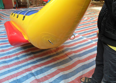 পিভিসি Tarpaulin Inflatable ফ্লাই মাছ ধরার নৌকা 6 ব্যক্তি জল গেম 520 x 120 সেমি জন্য