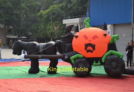 কুমড়ো গাড়ি গজ উদ্যানের জন্য inflatable বিজ্ঞাপন পণ্য