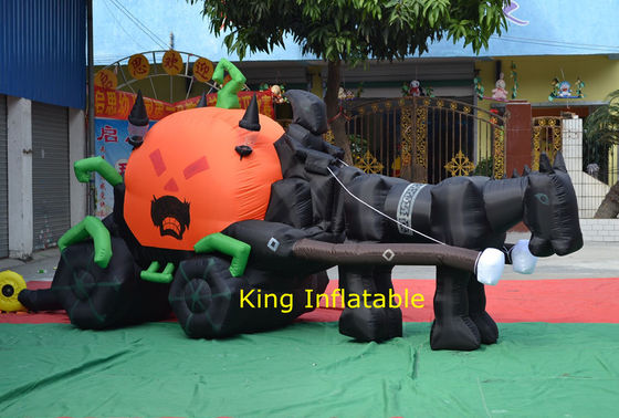 কুমড়ো গাড়ি গজ উদ্যানের জন্য inflatable বিজ্ঞাপন পণ্য