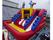 পিভিসি Tarpaulin শিশুদের মজার Amusement গেমস জন্য বহিরঙ্গন inflatable জল স্লাইড