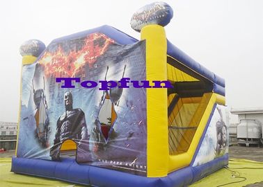 কিডস পার্টি পিভিসি বাণিজ্যিক বাউন্স ঘর Tarpaulin ব্যাটম্যান