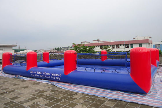 বহিরঙ্গন ভাড়া ব্যবসার জন্য কাস্টম 8m*6m Inflatable Airtight সুইমিং পুল
