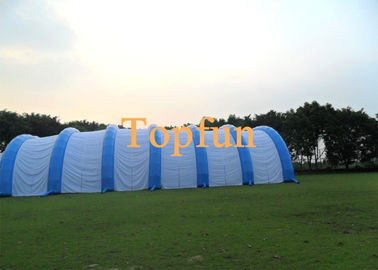 হোয়াইট এবং নীল আশ্চর্যজনক নকশা লন Inflatable বহিরঙ্গন বিবাহের পার্টি তাঁবু