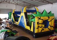 0.55 মিমি প্লেটো পিভিসি মজার Inflatable খেলার মাঠ, বহিরঙ্গন চিডেন গেমস জন্য বিনোদন পার্ক
