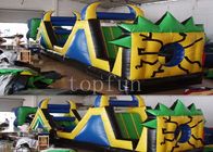 0.55 মিমি প্লেটো পিভিসি মজার Inflatable খেলার মাঠ, বহিরঙ্গন চিডেন গেমস জন্য বিনোদন পার্ক