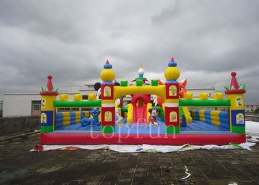 বাণিজ্যিক ব্যবহারের জন্য পিভিসি Tarpaulin মিকি মাউস Inflatable বিনোদন পার্ক
