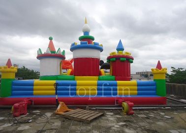 বাণিজ্যিক ব্যবহারের জন্য পিভিসি Tarpaulin মিকি মাউস Inflatable বিনোদন পার্ক