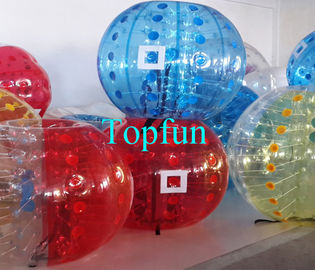 প্রাপ্তবয়স্ক এবং কিডস মজা জন্য রঙিন Inflatable শারীরিক বাম্পার বল ভিসি বুদ্বুদ বল