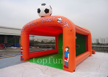 4 গোল সঙ্গে inflatable ফুটবল মাঠ জন্য পিভিসি ফুটবল Shootout