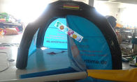 জল প্রুফ Inflatable স্পাইডার তাঁবুর কালো 4 পা ফ্রেম টিউব সঙ্গে কালো