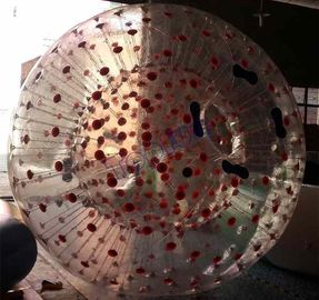 কাস্টম অবসর দৈত্য Inflatable Zorb বল 1.0 মিমি / 0.8 মিমি পিভিসি / টিপিইউ