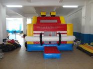 পরিবার Inflatable জাম্পিং কাসল 3 এক্স 1.5 মিটার অফ রাস্তা যানবাহন হলুদ / লাল বাউন্সার
