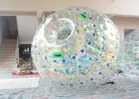 বাচ্চাদের / প্রাপ্তবয়স্ক Inflatable Zorb বল কাস্টম রঙিন পিভিসি / টিপিই জোতা সঙ্গে