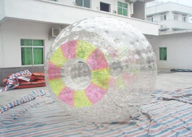 মজার Inflatable Zorb বল ভিতরে রোলিং, রঙিন প্রবেশদ্বার কিডস হ্যামস্টার বল