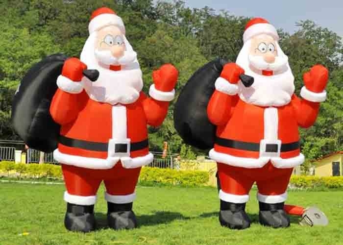 Blow Up Santa Claus Great Christmas Decoration Outdoor Backyard Fun Inflatable Santa