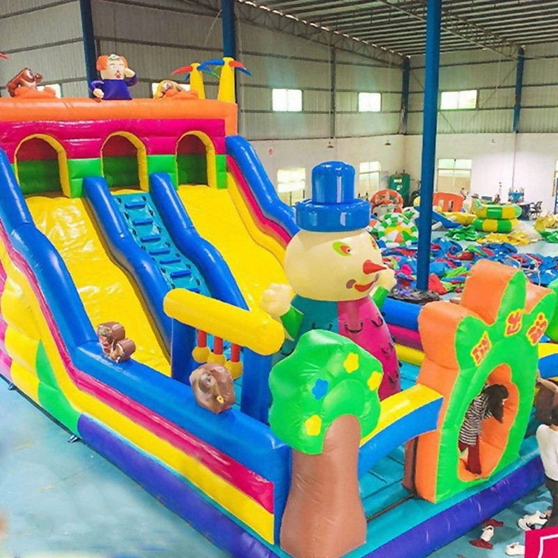 কাস্টমাইজড বাণিজ্যিক পিভিসি অক্সফোর্ড inflatable bouncer bounce house কাসল শিশুদের খেলার মাঠের জন্য